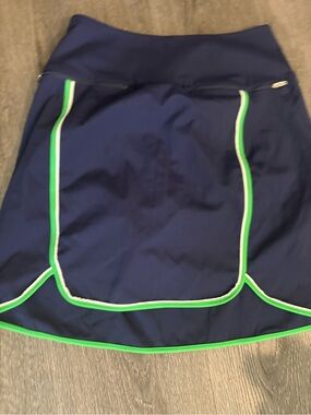 Kinona Deep Purple Athletic Skort with Contrast Inner Lining
